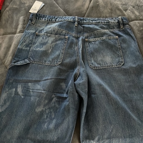 Ralph Lauren blue jeans NWT size 16W wide legs pristine condition - Picture 6 of 12